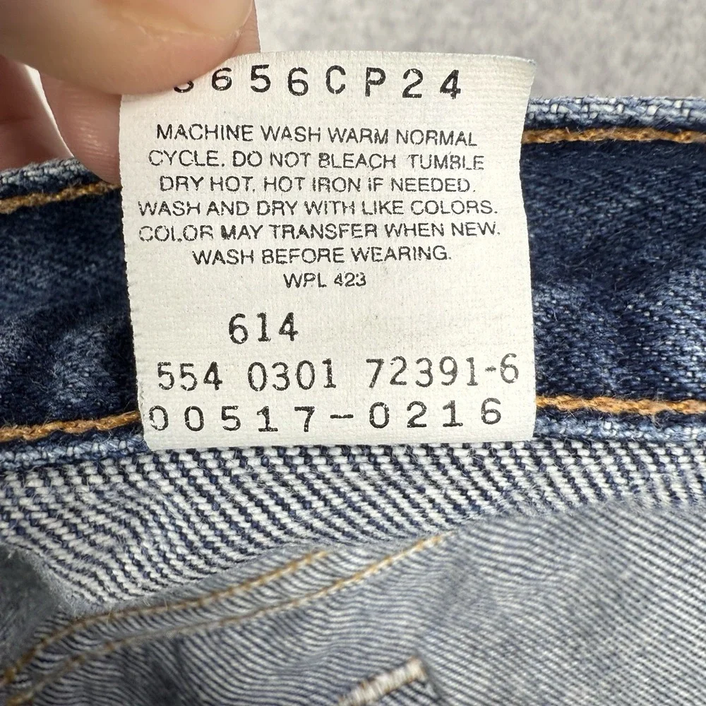 Vintage Levis Jeans Mens 36x36 (Fits 36x27) Medium Wash 517 Bootcut‎ Made In USA